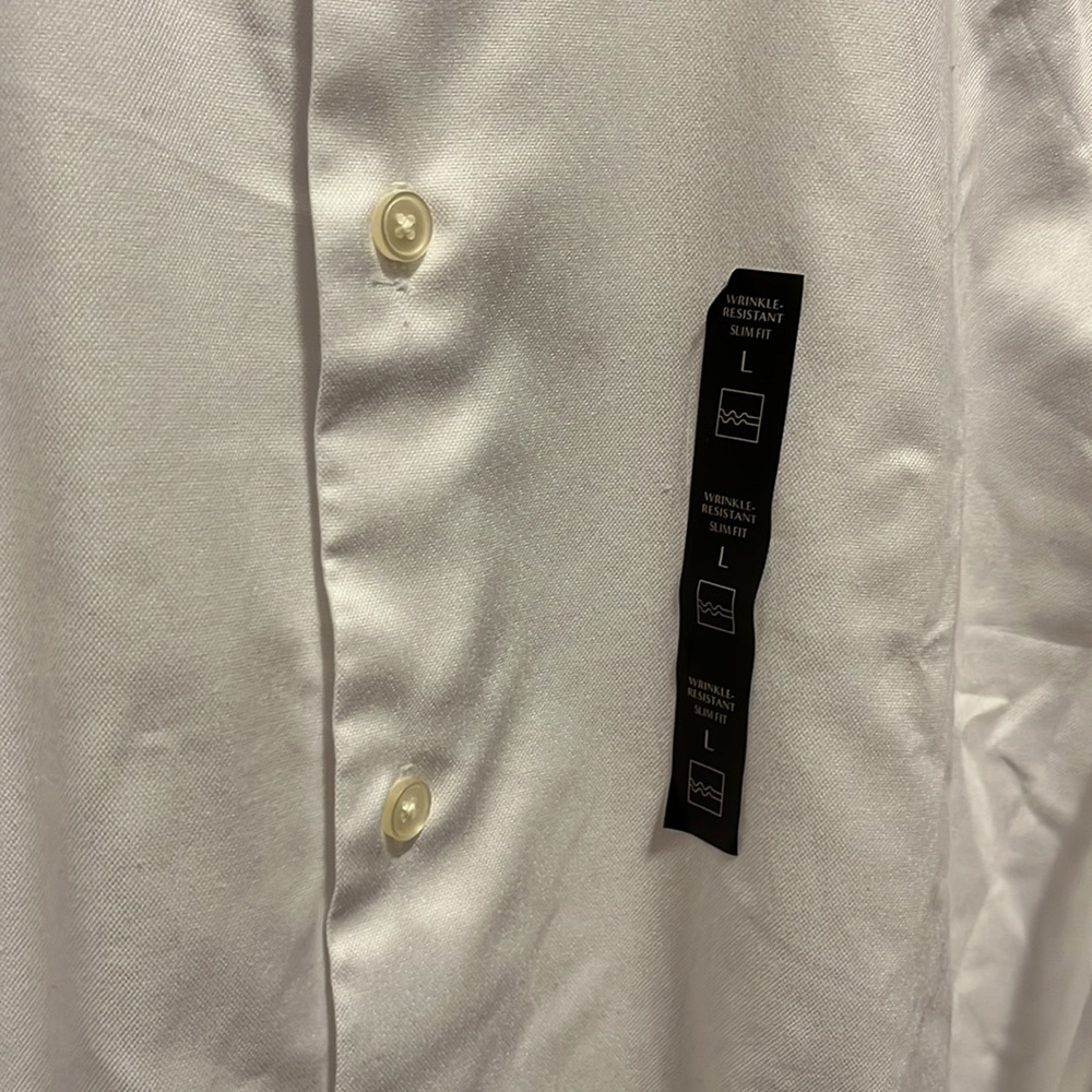 NWT Banana Republic Men's White Dress Shirt 0170 - Picture 3 of 8